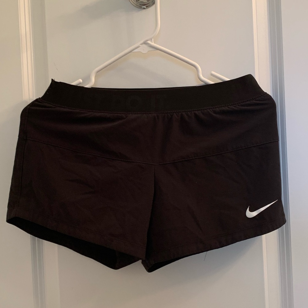 Nike Black 2-in-1 Dri-Fit Running Shorts